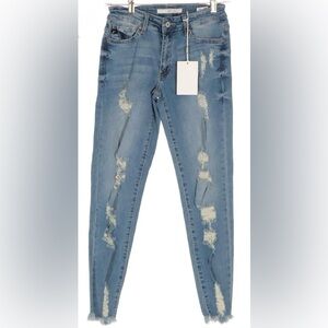 Kancan Distressed Denim Jeans